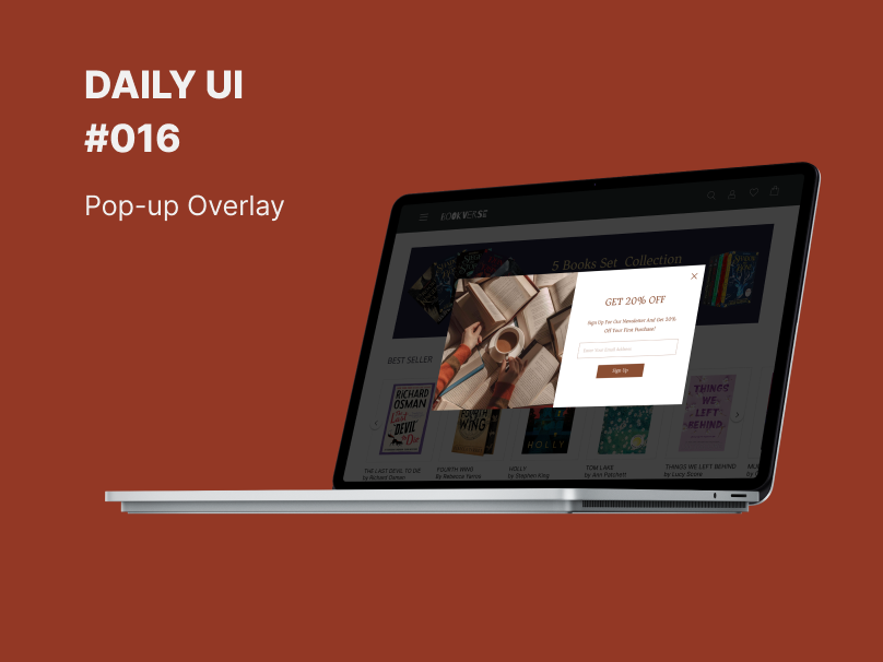 Daily UI #016 (Pop-up Overlay) by Nahda Nk on Dribbble