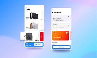 Checkout Screen - UI Design ui ux