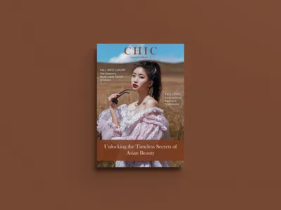 Magazine Cover Design branding chic cover cover design cover page daily challenge design fashion fashion magazine cover design graphic design magazine magazine cover magazine cover design ui ui design