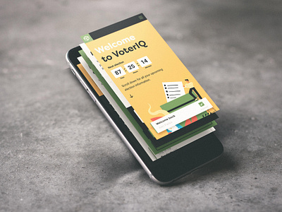 Voter IQ App app branding design graphic design typography ui ux