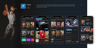 FanLuvv Sports Auction App app branding design graphic design ui ux