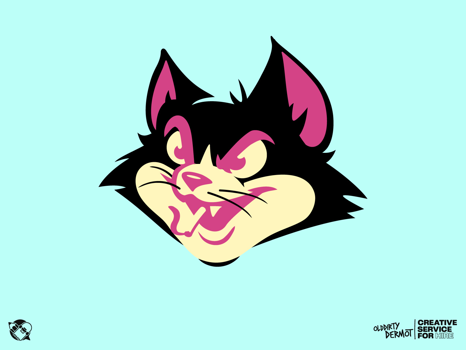 WIP.. Cat Mascot by Dermot Reddan on Dribbble