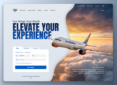 Website for an airline company airline app booking design plane ui ux web design website