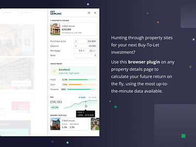 Investment Calculator Plugin buy to let dailyui design flat graphic design plugin proptech ui ux