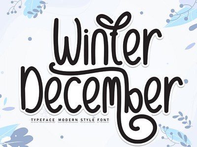 Winter December Font designs, themes, templates and downloadable ...