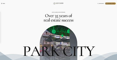 PC Real Estate Agent Design graphic design park city real estate ui ux web design