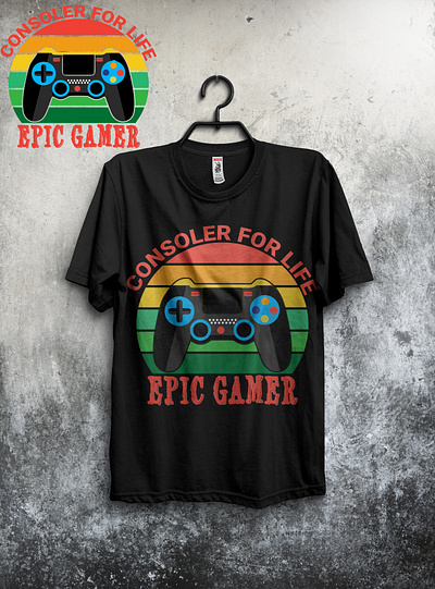 Gaming T-Shirt Design t shirt design