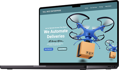 Simple E-commerce Delivery company web UI delivery company logistics company ui ux web ux webui