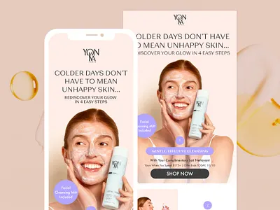 Email redesign - Yonka Cosmetics - UI kit cosmetics email email design email marketing emailing refonte refonte design ui ux web design