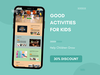 Kid Activity Hunt UIUX design branding graphic design logo ui