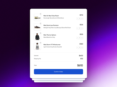 Checkout Card checkout checkout card product design ui ui design ux