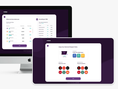 NOBO Financial Management App budgeting digitalfinance expensetracking financeapp financialhealth financialwellness fintech moneymanagement personalfinance uiuxdesign userexperience userinterface webapp