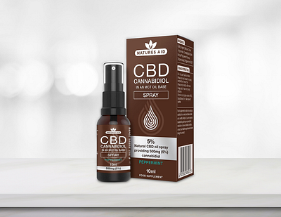 CBD Label Design product packaging box design