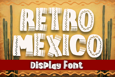 Retro Mexico Font cartoon comic design display font font font design graphic graphic design hand drawn font hand drawn type hand lettering handwritten headline lettering logotype text type design typeface typeface design typography