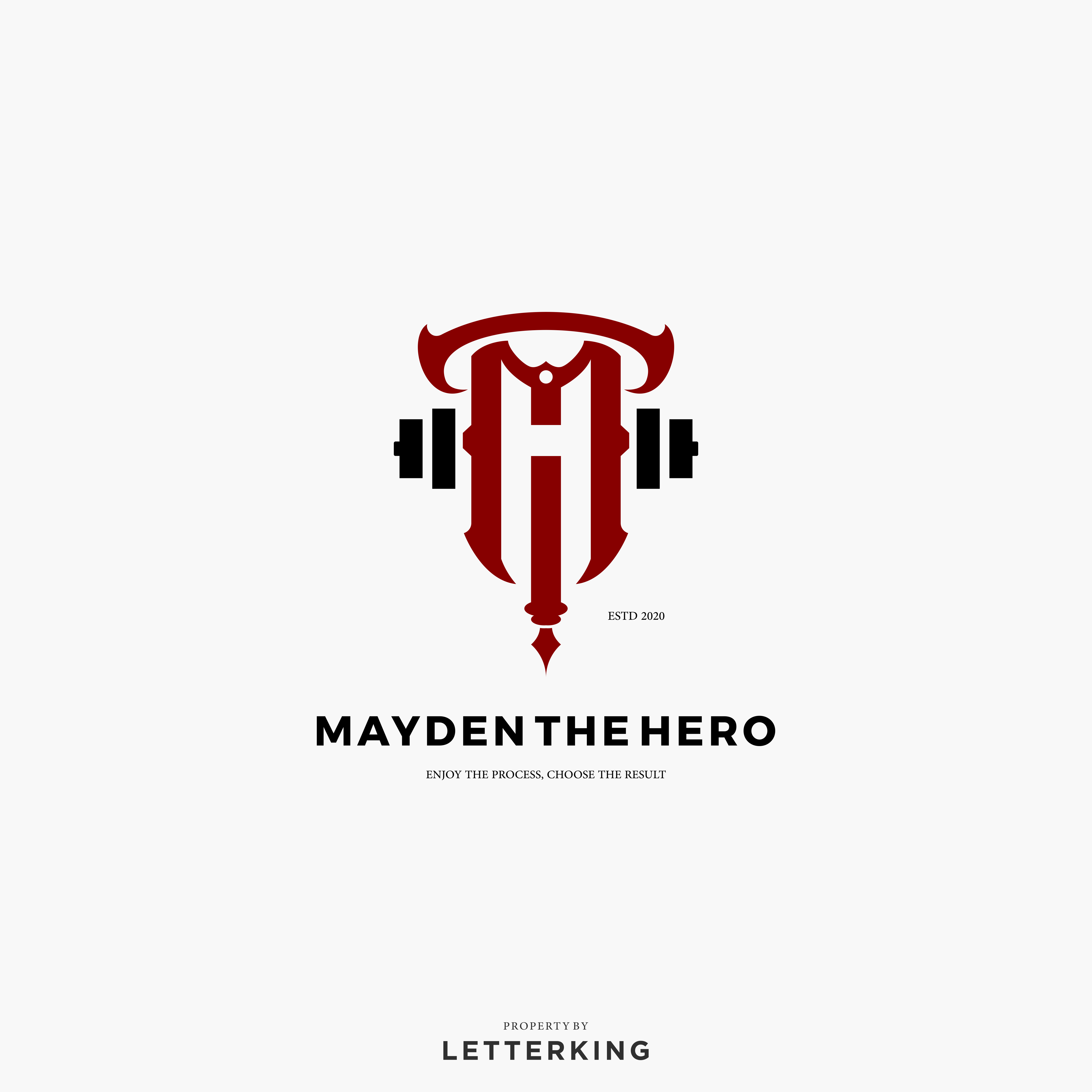 MTH Gym Logo with Monogram Logo animation branding design graphic design illustration logo ty typography ui ux vector