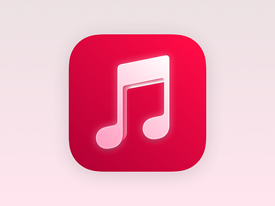 Apple Music App Icon app branding design graphic design illustration logo typography ui ux vector
