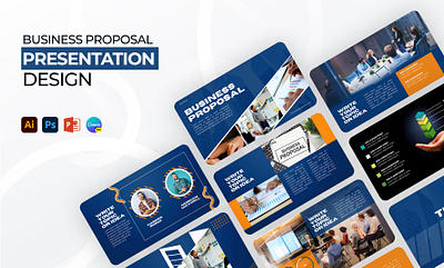 Business Pitch Deck Design business presentation canva presentation design graphic design illustration pitch deck powerpoint powerpoint presentation presentation design