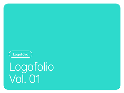 Logofolio vol.01 design logo logofolio ui uidesign