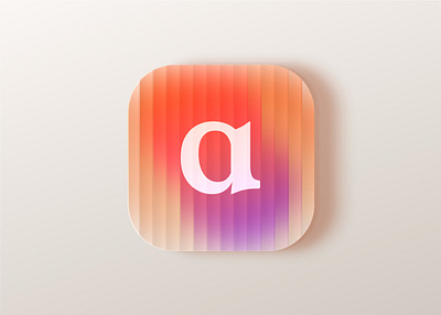 aesthique - App Icon Design For A Beauty Store app beauty brand branding concept galss icon ios logo mac online store products store vision