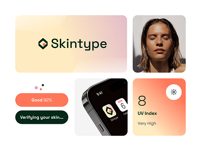 Skintype - Mobile App ai app design genai health healthcare ios mobile mobile app product design skin ui ux uxui
