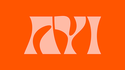 Ayi Logo brand design branding expressive funky logo logotype modern simple wordmark