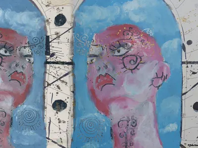 Old Mirror art art gallery arte artes plásticas arts artwork desenho design design agency design art draw drawing fine arts illustration illustration agency painting