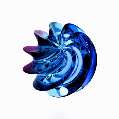 Colored Glass Material 3d animation