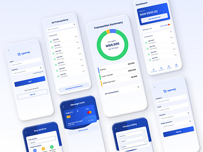 Fintech app design ui ux