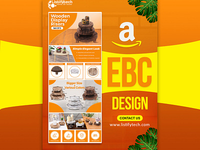 Amazon Enhanced Brand Content | Listifytech amazon amazon ebc amazon listing images amazon product description design ebc enhance brand content illustration listing images ui
