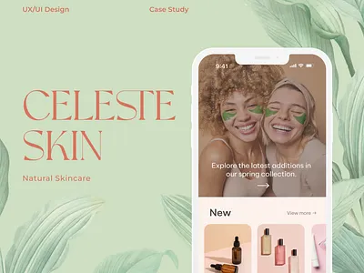 Natural skincare app case study app app design case study design natural skincare ui ux