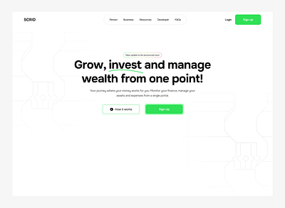 Scrib Landing Page design graphic design illustration ui ux