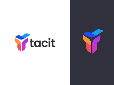 Tacit Logo branding design graphic design logo minimal typography vector