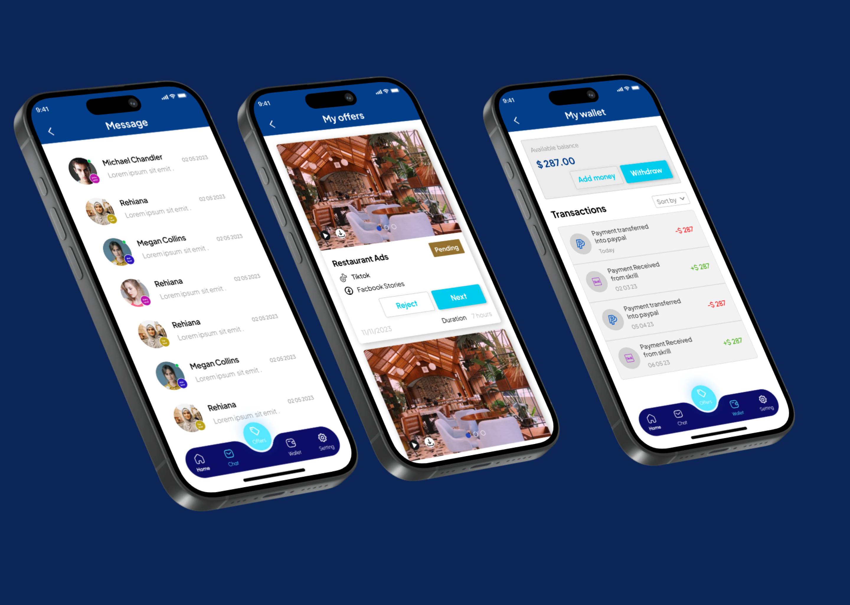 Example of Mobile App Design For Android And Ios