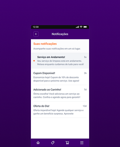 UI Design - Notifications app mobile notifications ui ux