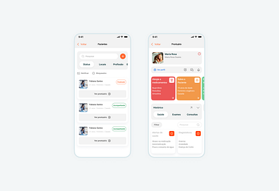 UI Design - Medtech app mobile ui ux
