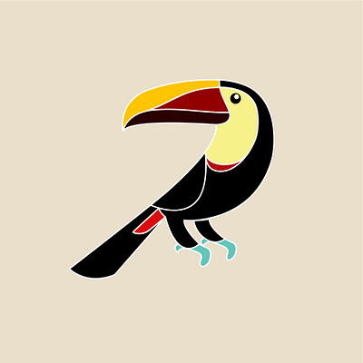 Aves tropicales de Latino America graphic design illustration logo vector