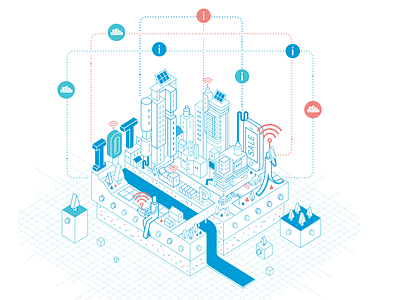 Illustration / Smart Building illustration