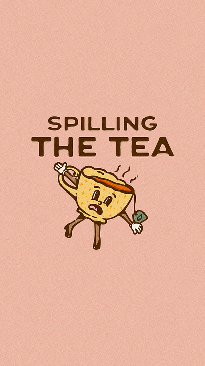 Tea Character Illustration! brand design branding graphic design illustration