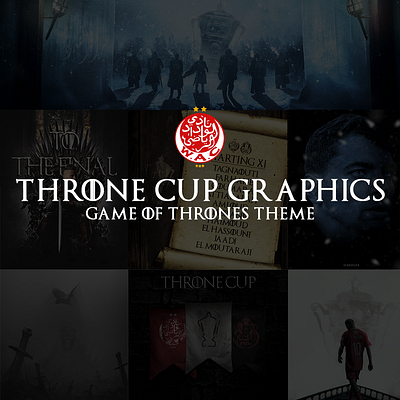 Throne cup (game of thrones theme ) football football designs graphic design match matchday design nextmatch design photoshop sports sports graphics
