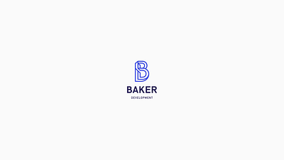 Baker Logo Animation 2d animation cube logo motion design motion graphics stroke