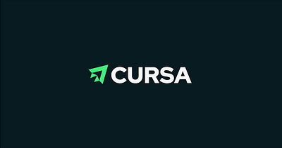 Cursa Logo Animation 2d aeroplane animation logo motion design motion graphics