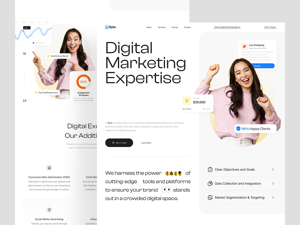 Digital Maketing Landing Page designs, themes, templates and