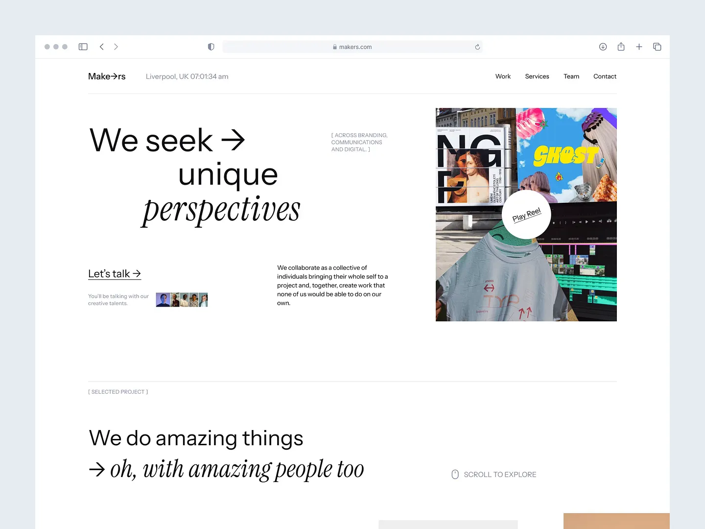 Innovative Studio Website Design: A Showcase of Unique Perspectives