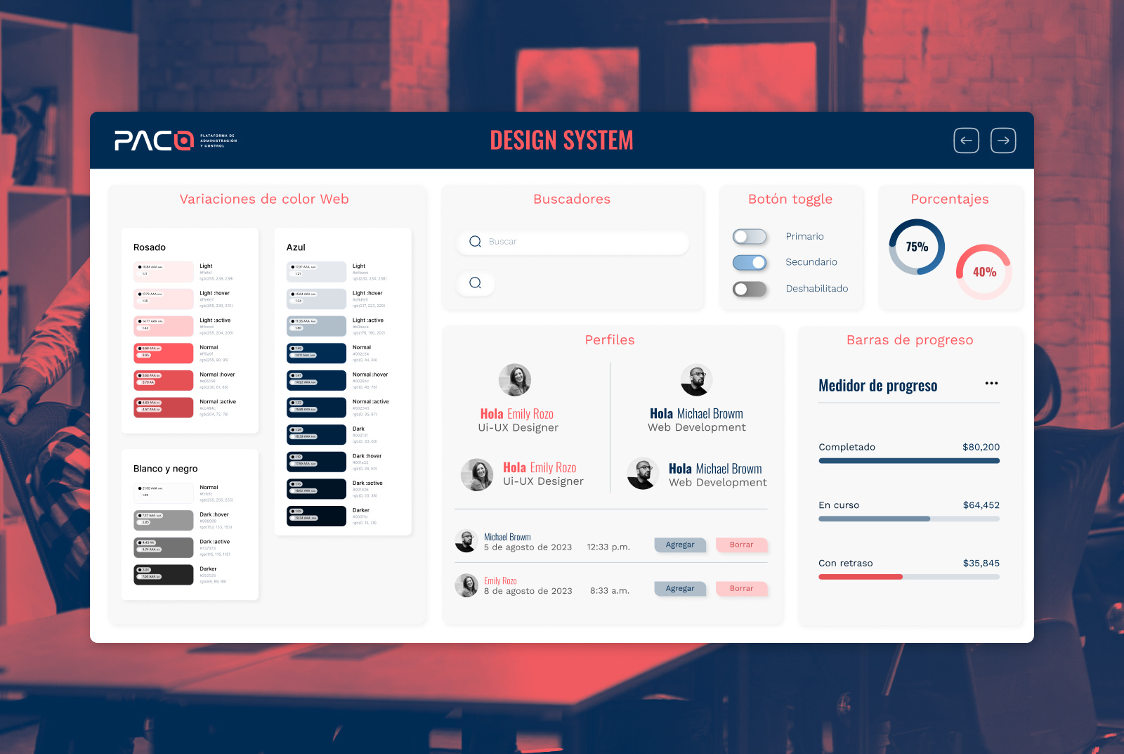 Design System Paco design design system graphic design ui uikit ux