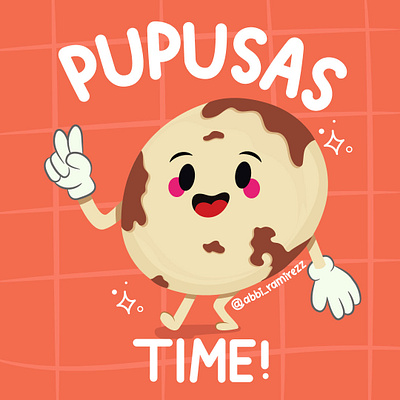 Pupusa time!!!! 3d animation art branding comidatipicasalvadoreña design elsalvador graphic design illustraion illustration illustrator ilustracion logo motion graphics vector