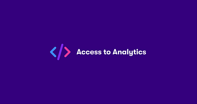 Access to Analytics Logo Animation 2d animation logo minimal motion design motion graphics