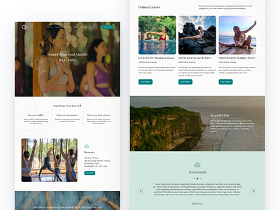 Yoga Landing Page 🧘 ui website yoga