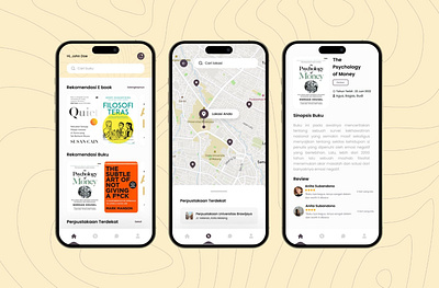 Baca Pintar - E Book Mobile App app design branding figma mobile app ui ui ux ux