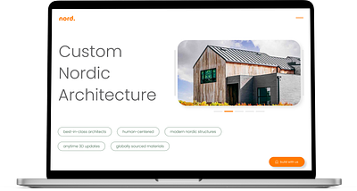 Architecture Firm Landing Page app architecture building construction gallery home homepage landing landingpage nordic page peace tabs ui uidesign uitrends ux uxdesign web webdesign