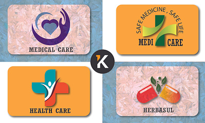 Medical Logo design. community logos hemp logo